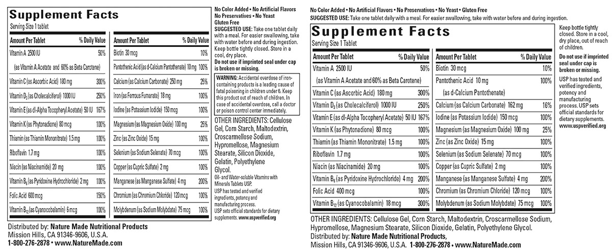 Nature-Made-Labels-Side-by-Side Nature-Made-Labels-Side-by-Side Mulitvitamins