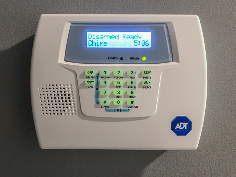 adt control panel options