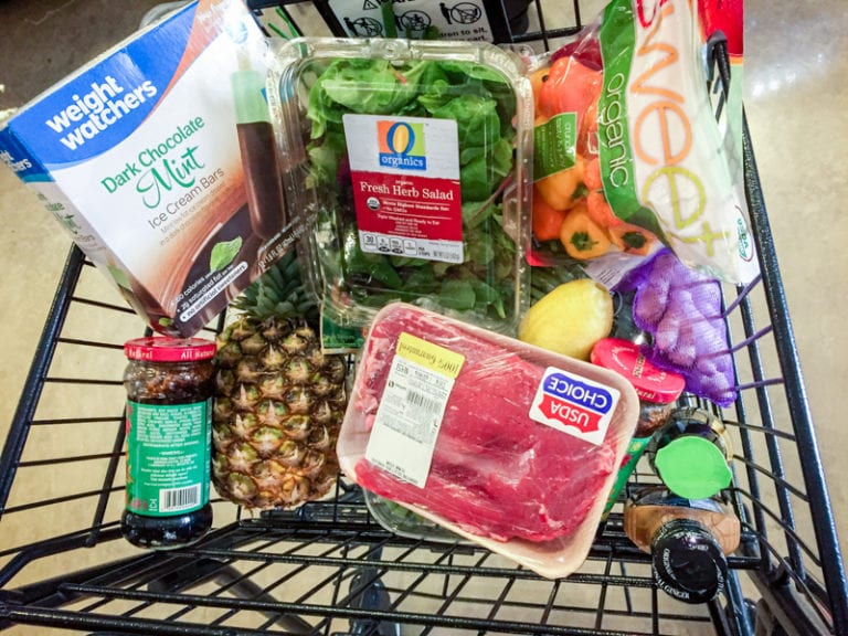 Weight-Watchers-Cart Weight Watchers Shopping List