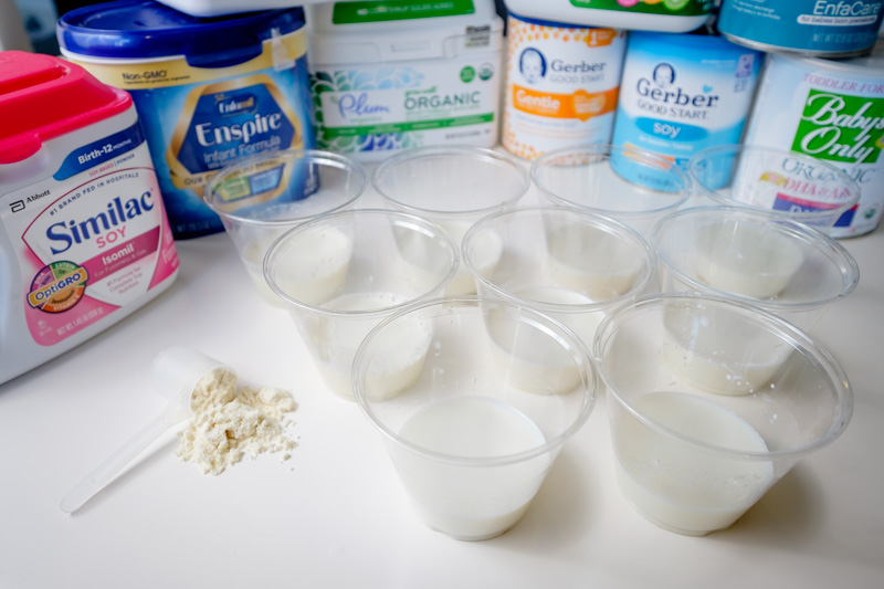 Organic Infant Formula Comparison Chart