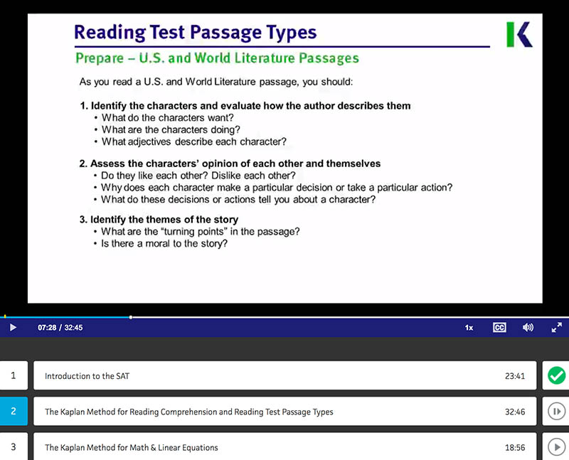 The Best Act Sat Test Prep Courses Reviews Com