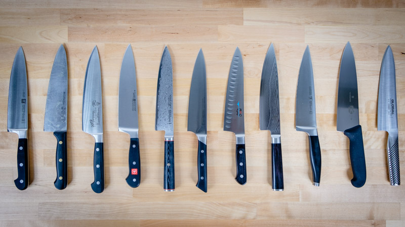 Kitchen Knife Chart