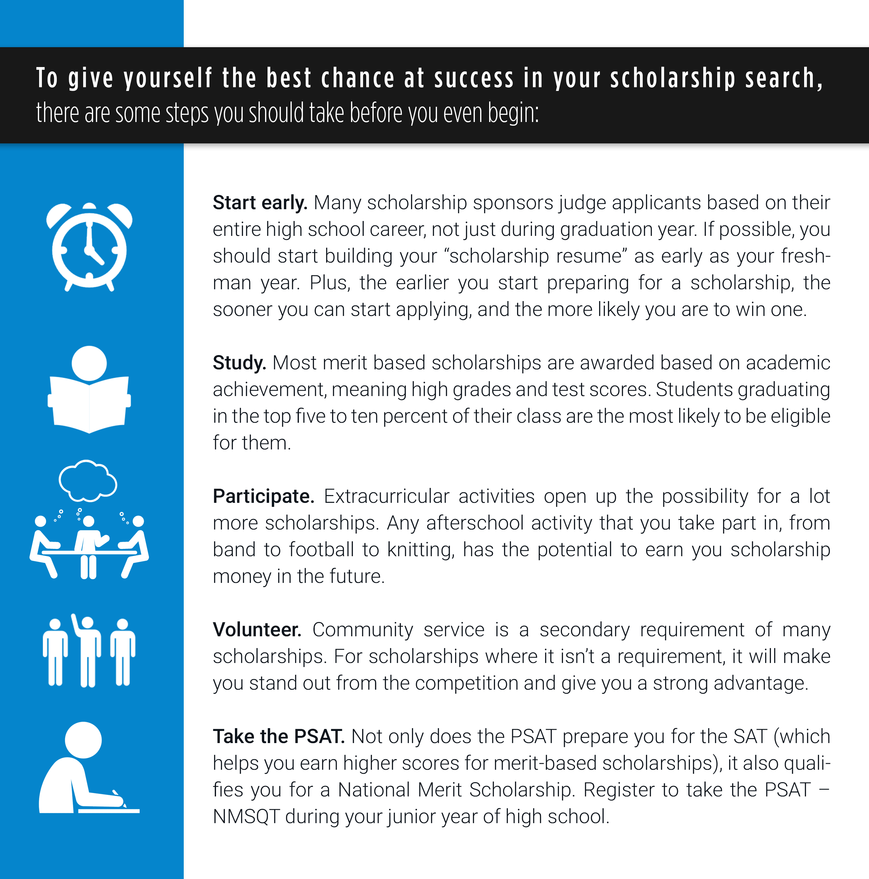 Guidance Scholarships - 5 what should students know before they search for a scholarship