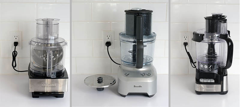 The Best Food Processor Of 2018 Reviews Com All Of The Cuisinart S Accessories Can Fit Inside Bowl For Storage Left While Breville Center T Comfortably Both Its Blade Attachments