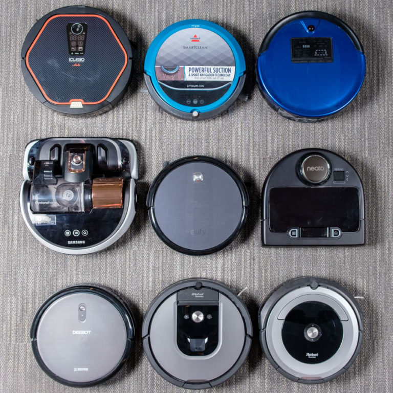 Robot Vacuum Comparison Chart 2018